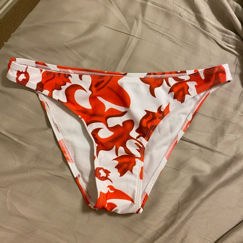 Red/White Bikini Bottoms